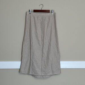 Old Navy Linen Blend Midi Skirt